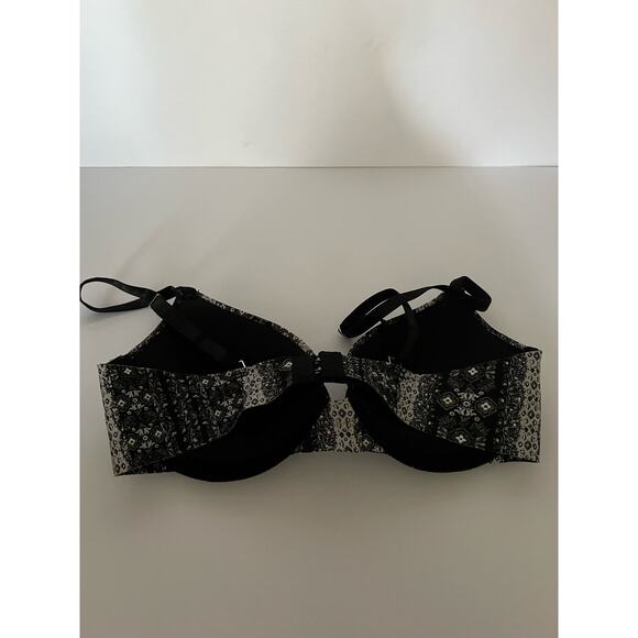 Tahari Women's Floral Print Full Coverage Push Up Bra Adjustable Straps Size 34B - Picture 4 of 7
